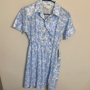 Vintage 60s dress with matching belt